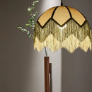 GobekUsa French Retro Style Bedroom Chandelier | Woven Fabric Pendant Lamp