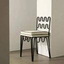 GobekUsa French Retro Wave Dining Table and Chair Set