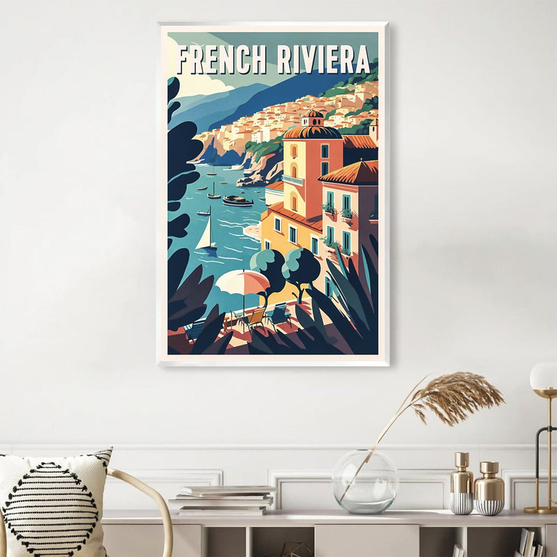 French Riviera Canvas