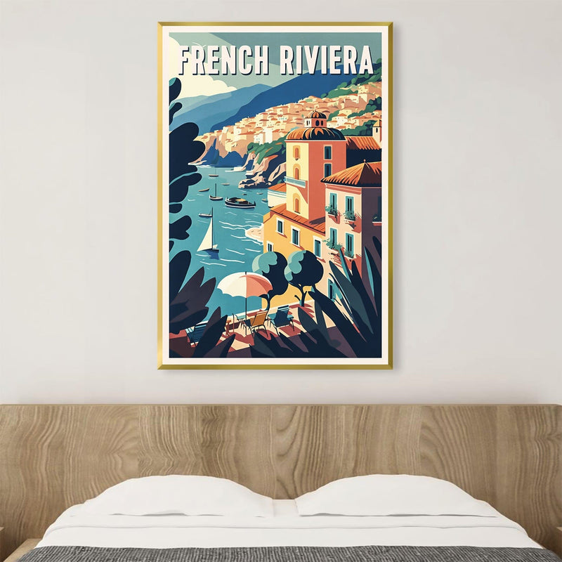 French Riviera Canvas