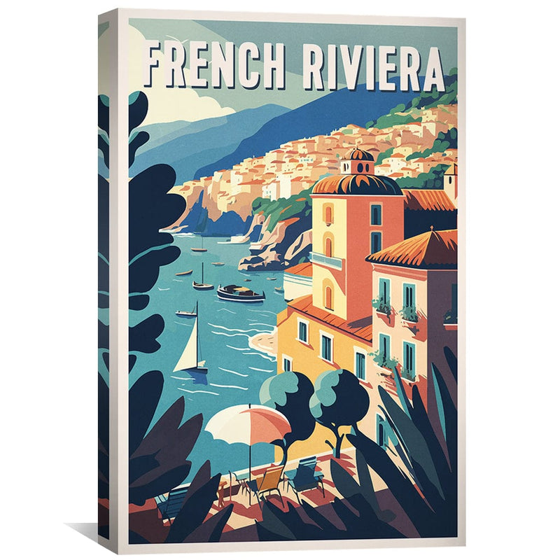 French Riviera Canvas