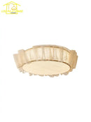 GobekUsa Cream Wind LED Ceiling Light- Modern French Design for Home Decor