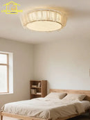 GobekUsa Cream Wind LED Ceiling Light- Modern French Design for Home Decor