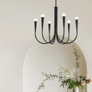 GobekUsa French Style Black Pendant Light Luxury Led Chandelier Room Decor