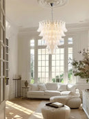 GobekUsa French Style Glass Chandelier for Living Room Decoration