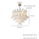 GobekUsa French Style Glass Chandelier for Living Room Decoration