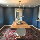GobekUsa French Style Black Pendant Light Chandelier - Luxury LED Ceiling Lamp