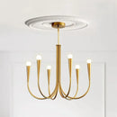 GobekUsa French Style Black Pendant Light Chandelier - Luxury LED Ceiling Lamp