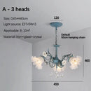 GobekUsa Crystal Flower Chandelier: Luxury LED French Style for Home, Hotel, or Shop