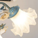GobekUsa Crystal Flower Chandelier: Luxury LED French Style for Home, Hotel, or Shop