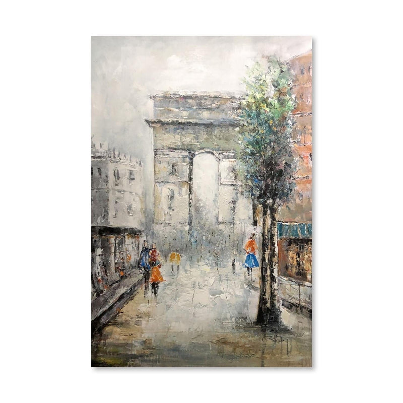 French Texture Oil Painting