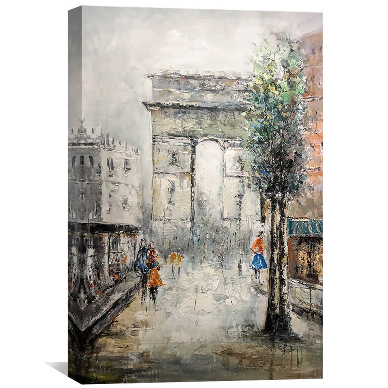 French Texture Oil Painting