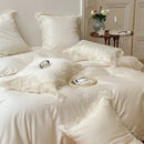 GobekUsa French Wedding Chic 1000TC Egyptian Cotton Bedding Set