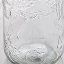 LARGE Fresh Fruit Embossed Glass Canisters, Set of 2 by Decor Steals