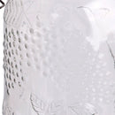 LARGE Fresh Fruit Embossed Glass Canisters, Set of 2 by Decor Steals