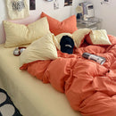 GobekUsa Fresh Solid Color Cotton Quilt Set - 4-Piece