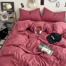 GobekUsa Fresh Solid Color Cotton Quilt Set - 4-Piece