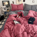 GobekUsa Fresh Solid Color Cotton Quilt Set - 4-Piece
