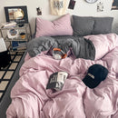 GobekUsa Fresh Solid Color Cotton Quilt Set - 4-Piece