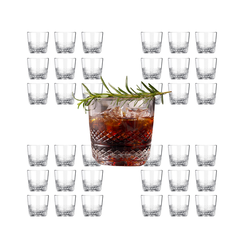 Whiskey Sour Old Fashioned Glasses Tumblers - 12oz - Set of 6