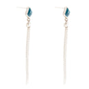 Fringed Apatite Earrings
