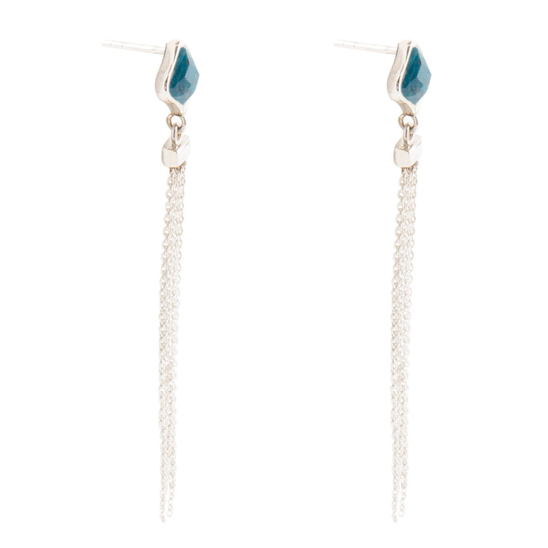 Fringed Apatite Earrings