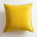 Fringed velvet cushion cover – living room quilted pillow by Decorbites
