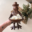 Charming Frog Bronze Bowl | Dapper Critters Collection by Decor Steals