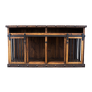 Oasis Large Dog Wood Kennel Dark Wax
