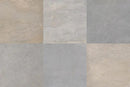 Frontier20 Bluestone Full Color Coping & Stair Tread Bullnose Look Porcelain Moldings 12x24