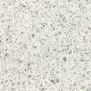 Frontier20 Diamond White L Shape Corner Closure Left Terrazzo Look Porcelain Moldings 12x24