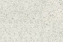 Frontier20 Diamond White L Shape Mitered Edge Corner Left Terrazzo Look Porcelain Moldings 12x24