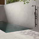 Frontier20 Michelangelo Extra White Marble Look Porcelain Pavers 24x24