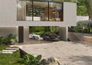 Frontier20 Travertine Cross Cut Silver Look Porcelain Pavers 12x24