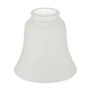 Frosted glass bell shades replacement for living room ceiling fans by Decorbites