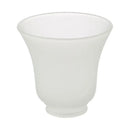 Frosted glass bell shades replacement for living room ceiling fans by Decorbites