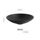 GobekUsa Frosted Glaze Ceramic Soup Noodle Bowl - Set of 4
