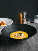 GobekUsa Frosted Glaze Ceramic Soup Noodle Bowl - Set of 4