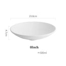 GobekUsa Frosted Glaze Ceramic Soup Noodle Bowl - Set of 4