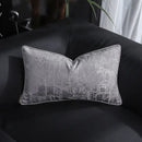 GobekUsa Frosted Gold Satin Lumbar Pillow Covers - Luxe Sofa Cushion Cases