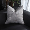 GobekUsa Frosted Gold Satin Lumbar Pillow Covers - Luxe Sofa Cushion Cases