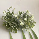Frosted greenery berry stamen bundle for living room diy decor by Decorbites