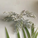 Frosted greenery berry stamen bundle for living room diy decor by Decorbites
