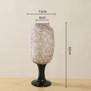 GobekUsa Dot Texture Glass Vase for Stylish Home Decor