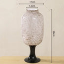 GobekUsa Dot Texture Glass Vase for Stylish Home Decor