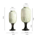 GobekUsa Dot Texture Glass Vase for Stylish Home Decor