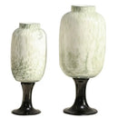 GobekUsa Dot Texture Glass Vase for Stylish Home Decor