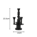 GobekUsa Frosted Metal Candle Holder for Romantic Dining Table Decor