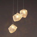 GobekUsa Ice Cake Glass Chandelier Pendant Lights for Indoor Decor Lighting