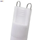 Frosted white ceramic g9 led bulb kitchen energy-efficient lighting by Decorbites